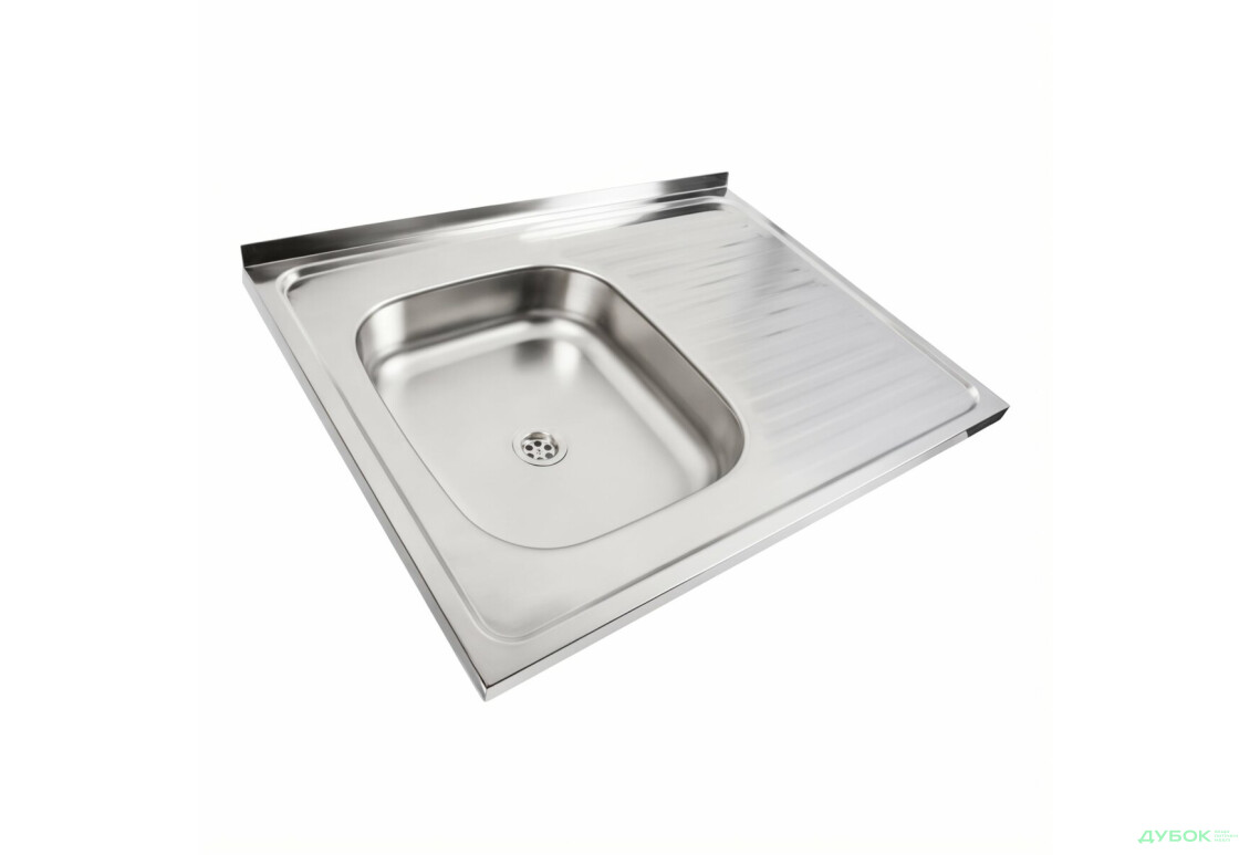 Зображення 4 - Мийка кухонна з нержавіючої сталі Platinum 8060 L (0,4/120 мм) Platinum