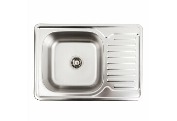 Кухонна мийка з нержавіючої сталі Platinum 7050 ДЕКОР (0,8/180 мм) Platinum