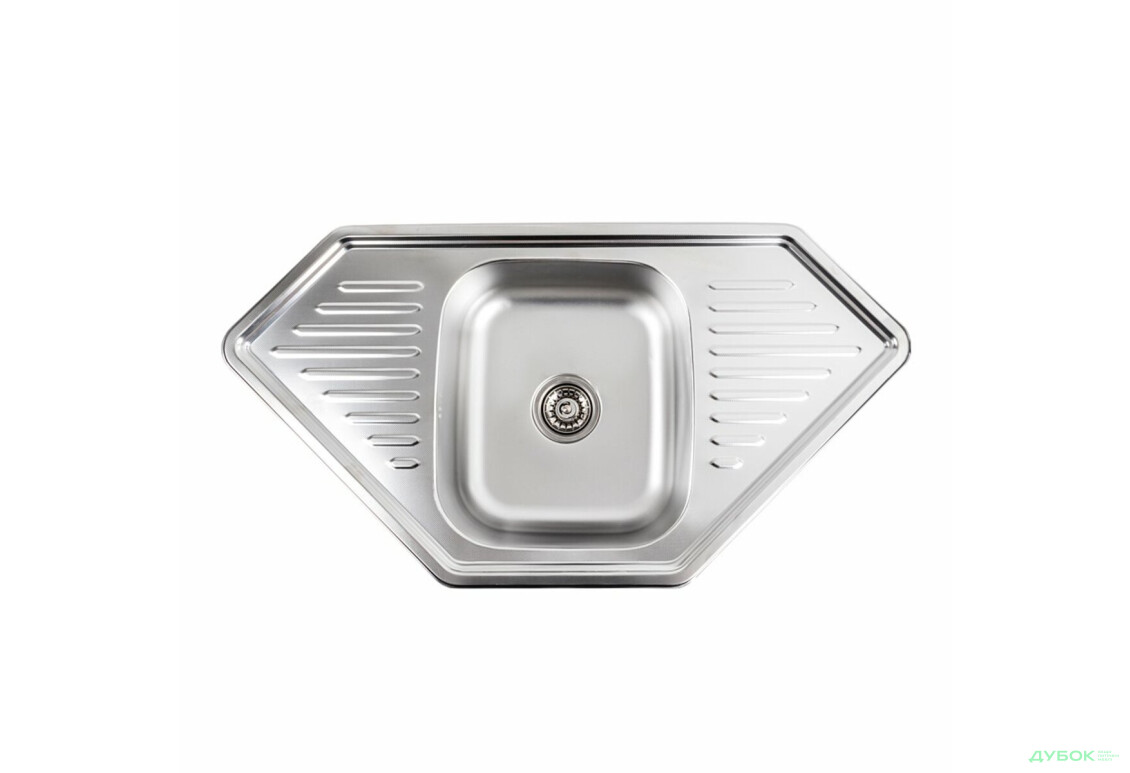 Изображение 5 - Кухонна мийка з нержавіючої сталі Platinum 9550В ДЕКОР (0,8/180 мм) Платинум