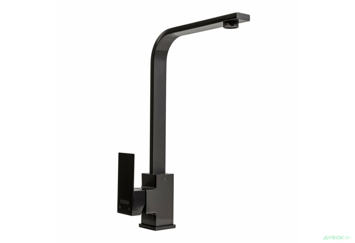 Змішувач кухонний PVD чорний 7104 BW