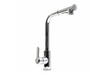 Смеситель кухонный с выдвижной лейкой FC-1 (polished)
