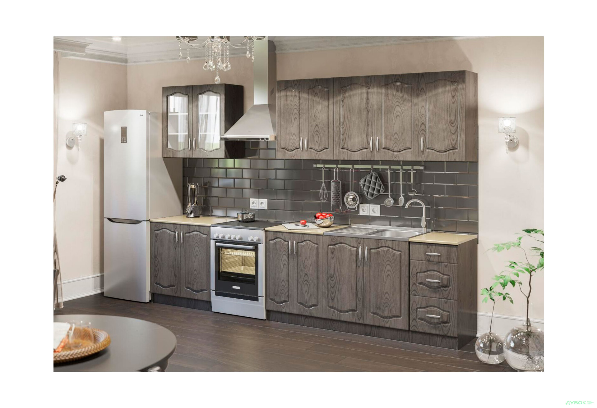 Модульная кухня Оля Цветная Svit Mebliv - Изображение 3 Изображение 3 - Модульная кухня Оля Цветная Svit Mebliv