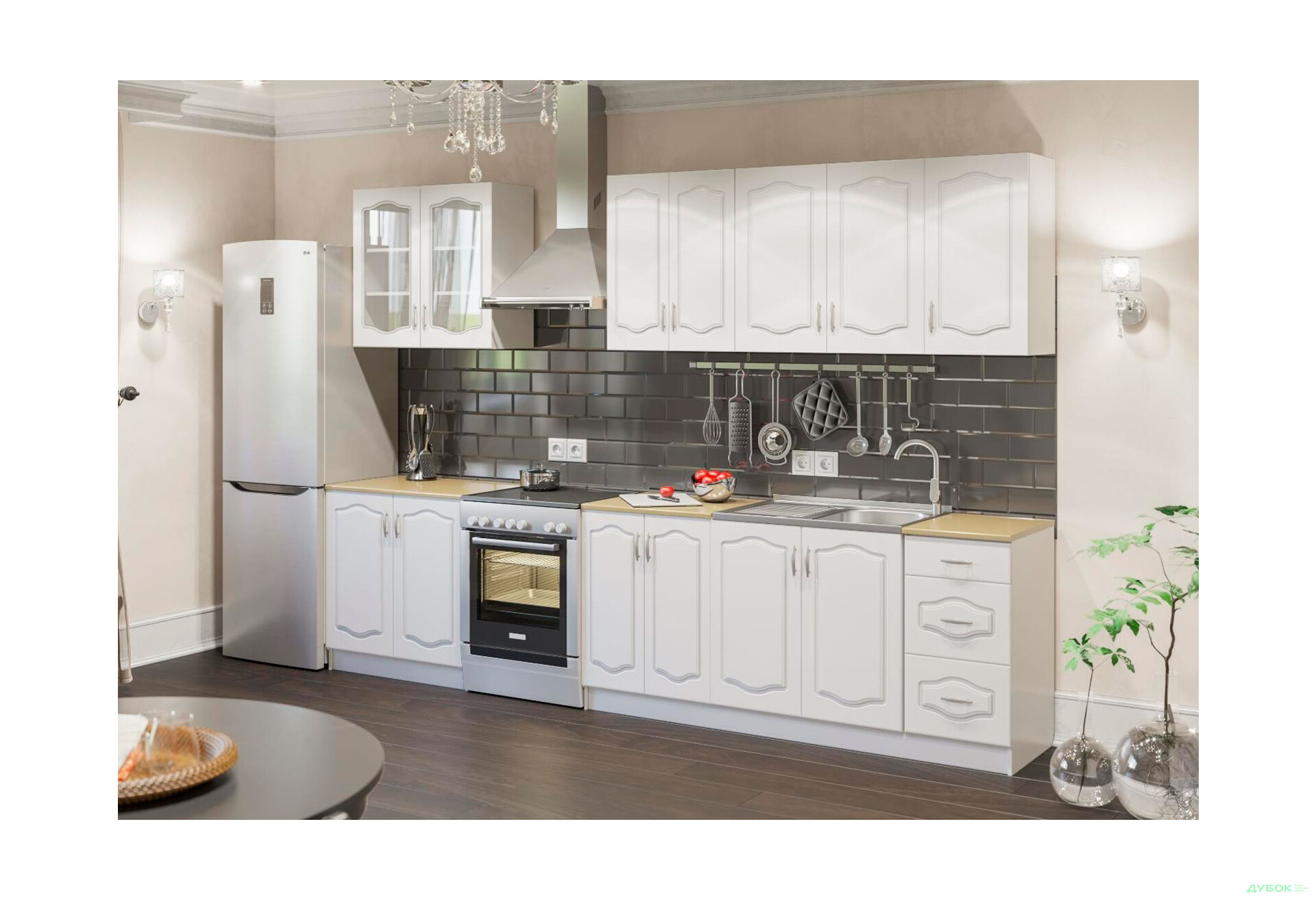 Модульная кухня Оля Цветная Svit Mebliv - Изображение 4 Изображение 4 - Модульная кухня Оля Цветная Svit Mebliv