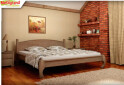 Фото 1 - Ліжко двоспальне дерев'яне Манхеттен 160 Mebigrand