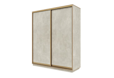 Шафа-купе Garant Практик №22 2-дверна 120 см, індастріал, профіль бронза
