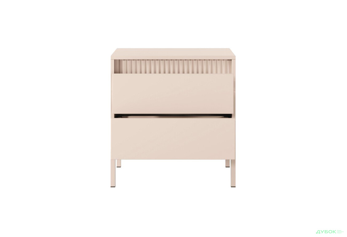 Тумба приліжкова Perfect Home Сенсо / Senso 2S/53 з 2ма шухлядами 54 см, бежевий - Зображення 5 Зображення 5 - Тумба приліжкова Perfect Home Сенсо / Senso 2S/53 з 2ма шухлядами 54 см, бежевий