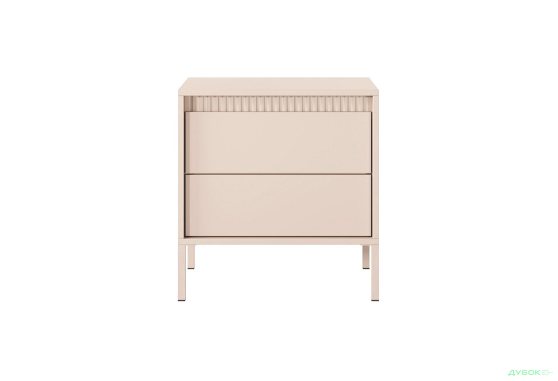 Тумба приліжкова Perfect Home Сенсо / Senso 2S/53 з 2ма шухлядами 54 см, бежевий - Зображення 4 Зображення 4 - Тумба приліжкова Perfect Home Сенсо / Senso 2S/53 з 2ма шухлядами 54 см, бежевий