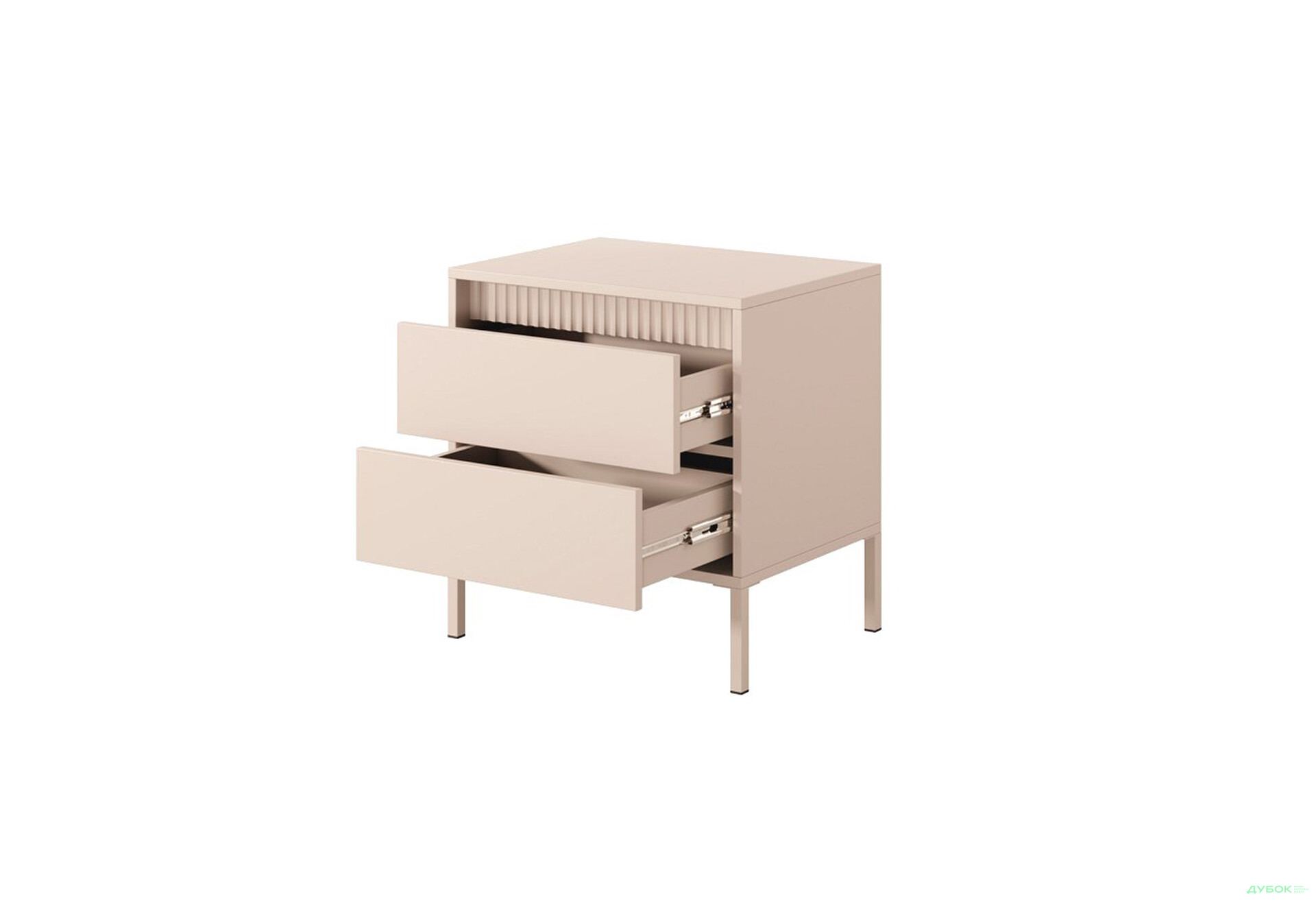 Тумба приліжкова Perfect Home Сенсо / Senso 2S/53 з 2ма шухлядами 54 см, бежевий - Зображення 3 Зображення 3 - Тумба приліжкова Perfect Home Сенсо / Senso 2S/53 з 2ма шухлядами 54 см, бежевий