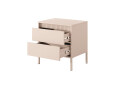 Тумба приліжкова Perfect Home Сенсо / Senso 2S/53 з 2ма шухлядами 54 см, бежевий - Зображення 3 Зображення 3 - Тумба приліжкова Perfect Home Сенсо / Senso 2S/53 з 2ма шухлядами 54 см, бежевий