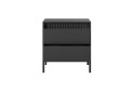 Тумба приліжкова Perfect Home Сенсо / Senso 2S/53 з 2ма шухлядами 54 см, чорний - Зображення 5 Зображення 5 - Тумба приліжкова Perfect Home Сенсо / Senso 2S/53 з 2ма шухлядами 54 см, чорний