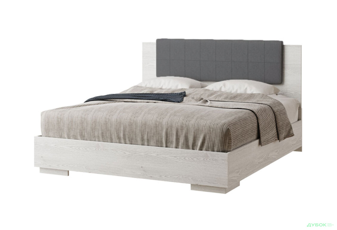 Ліжко Світ Меблів Вівіан (без вкладу) 160х200 см, артвуд світлий / індастріал - Зображення 1 Зображення 1 - Ліжко Світ Меблів Вівіан (без вкладу) 160х200 см, артвуд світлий / індастріал