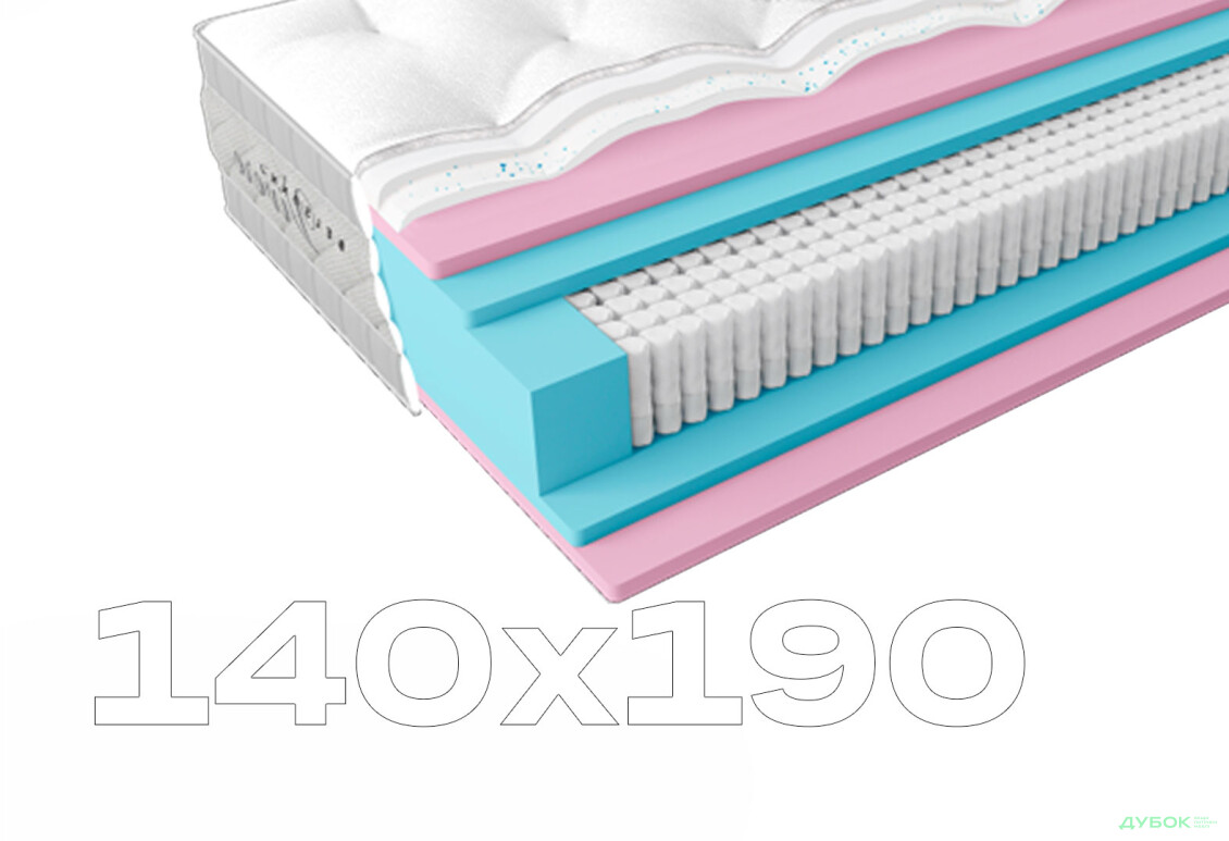 Матрас Belsonno Vivere / Вивере 140x190 ЕММ - Изображение 1 Изображение 1 - Матрас Belsonno Vivere / Вивере 140x190 ЕММ