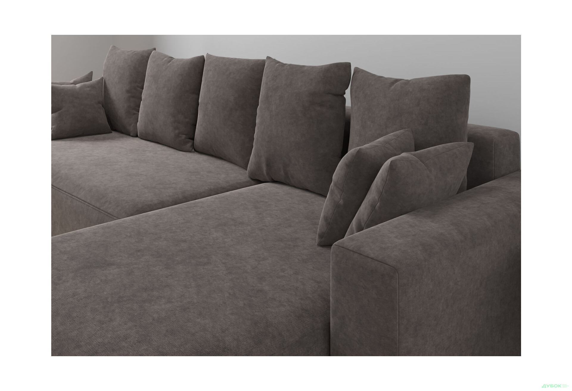 Мягкий уголок Вика Вейдер B 270x145 см светло-коричневый (Bloom 09) - Изображение 4 Изображение 4 - Мягкий уголок Вика Вейдер B 270x145 см светло-коричневый (Bloom 09)