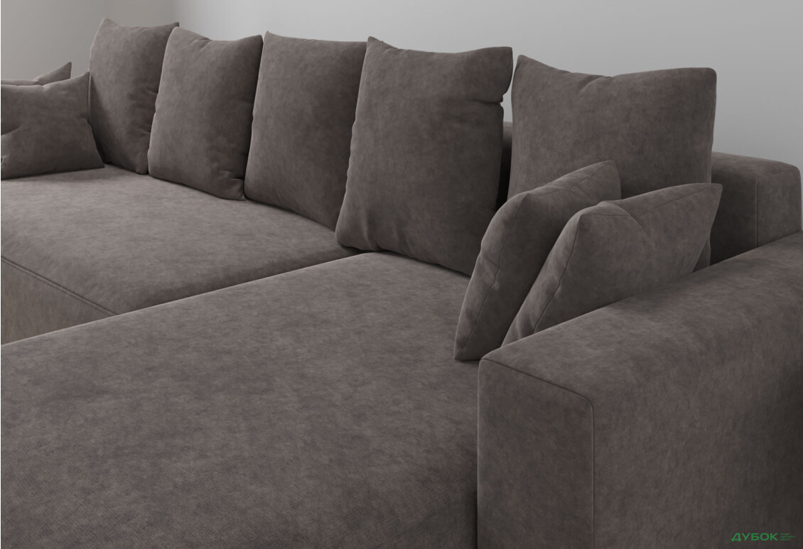 Мягкий уголок Вика Вейдер B 270x145 см светло-коричневый (Bloom 09) - Изображение 4 Изображение 4 - Мягкий уголок Вика Вейдер B 270x145 см светло-коричневый (Bloom 09)