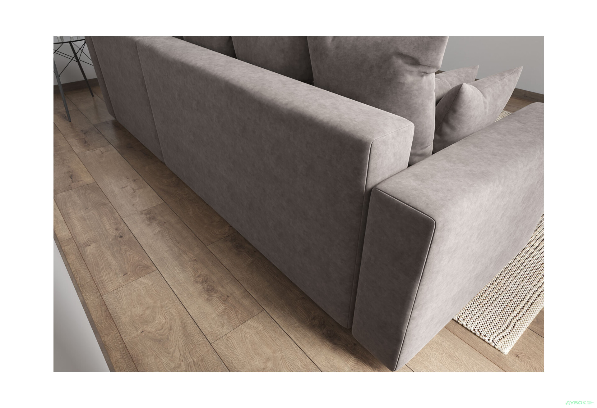 Мягкий уголок Вика Вейдер B 270x145 см светло-коричневый (Bloom 09) - Изображение 7 Изображение 7 - Мягкий уголок Вика Вейдер B 270x145 см светло-коричневый (Bloom 09)