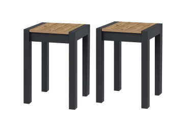 Табурет Крос (комплект 2 шт) венге / дуб тахо Kredens furniture