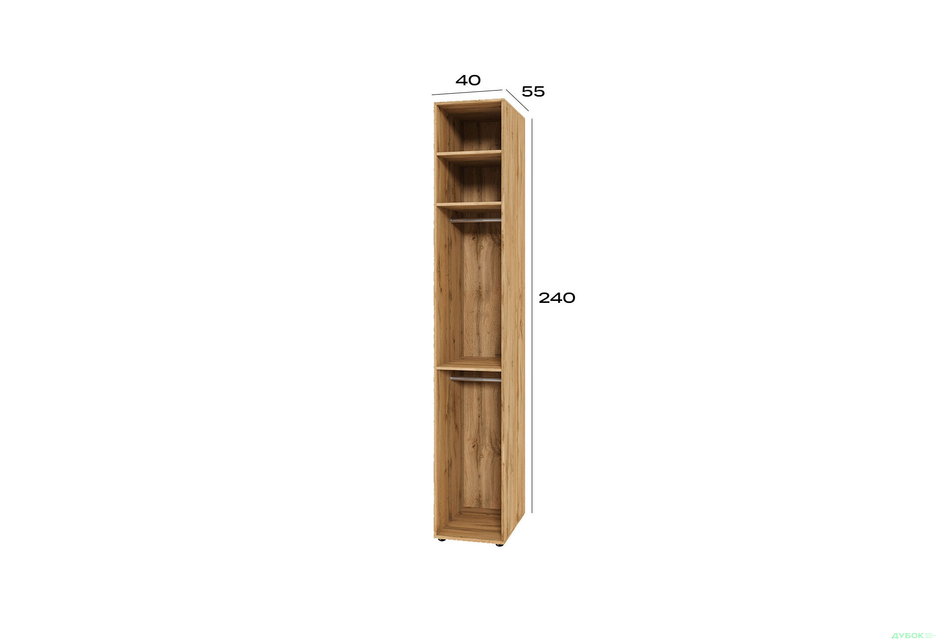 Изображение 2 - Корпус модуль 2 (h-2400*400) Спейс Svit Mebliv