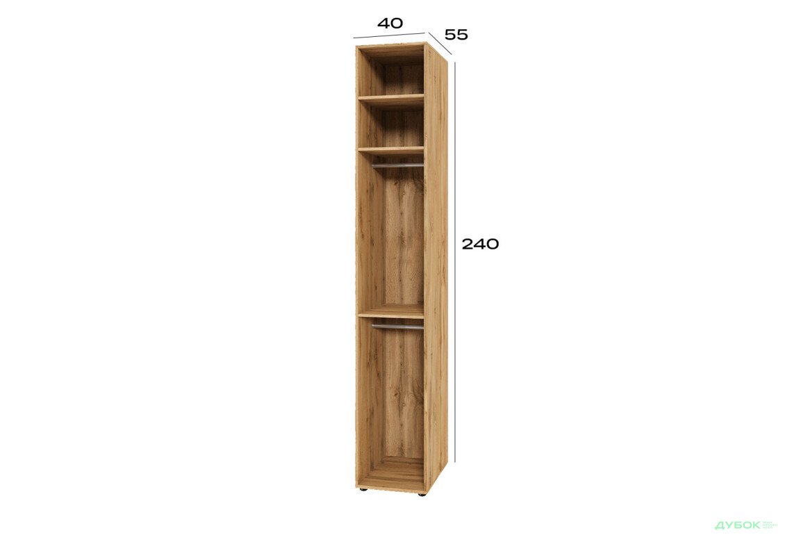 Изображение 2 - Корпус модуль 2 (h-2400*400) Спейс Svit Mebliv