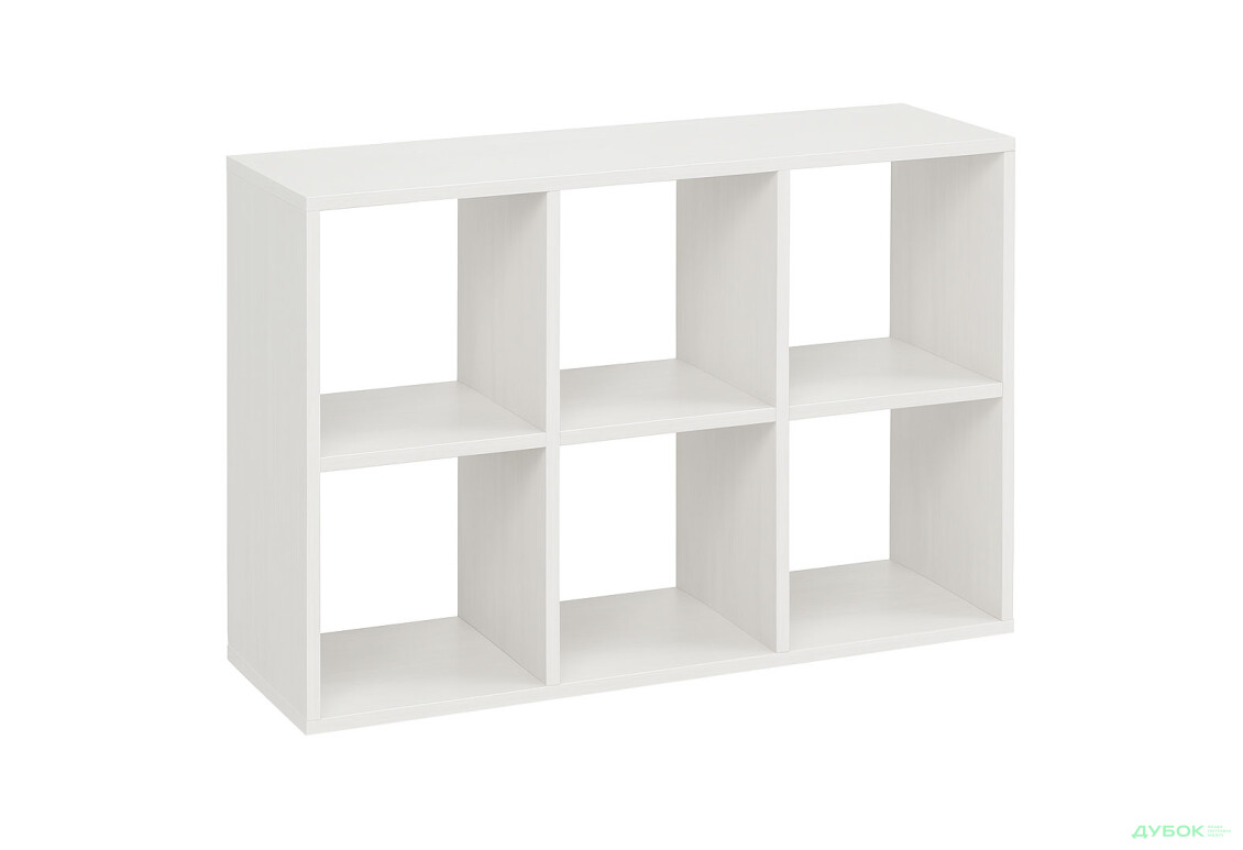 Стелаж Світ Меблів Кубіка 1 107 см, Німфеа Альба  - Зображення 2 Зображення 2 - Стелаж Світ Меблів Кубіка 1 107 см, Німфеа Альба