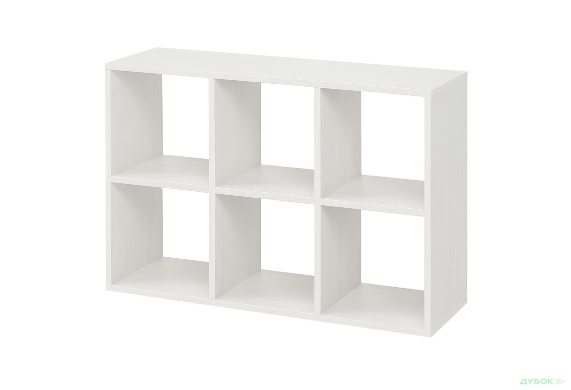 Стелаж Світ Меблів Кубіка 1 107 см, Німфеа Альба  - Зображення 1 Зображення 1 - Стелаж Світ Меблів Кубіка 1 107 см, Німфеа Альба