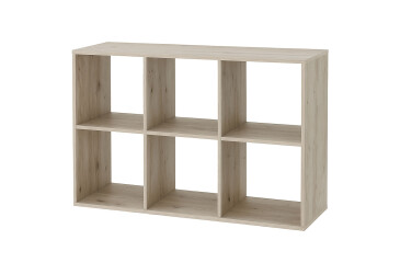 Стелаж Світ Меблів Кубіка 1 107 см, Дуб білий