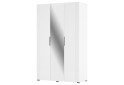 Шафа Світ Меблів Амелія 3-дверна з дзеркалом 120 см, біла - Зображення 1 Зображення 1 - Шафа Світ Меблів Амелія 3-дверна з дзеркалом 120 см, біла