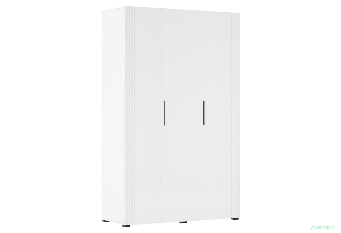 Шафа Світ Меблів Амелія 3-дверна 120 см, біла - Зображення 2 Зображення 2 - Шафа Світ Меблів Амелія 3-дверна 120 см, біла