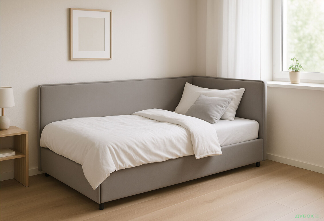 Ліжко-подіум Vika Онікс 90х200 підйомне з матрацом - Зображення 3 Зображення 3 - Ліжко-подіум Vika Онікс 90х200 підйомне з матрацом