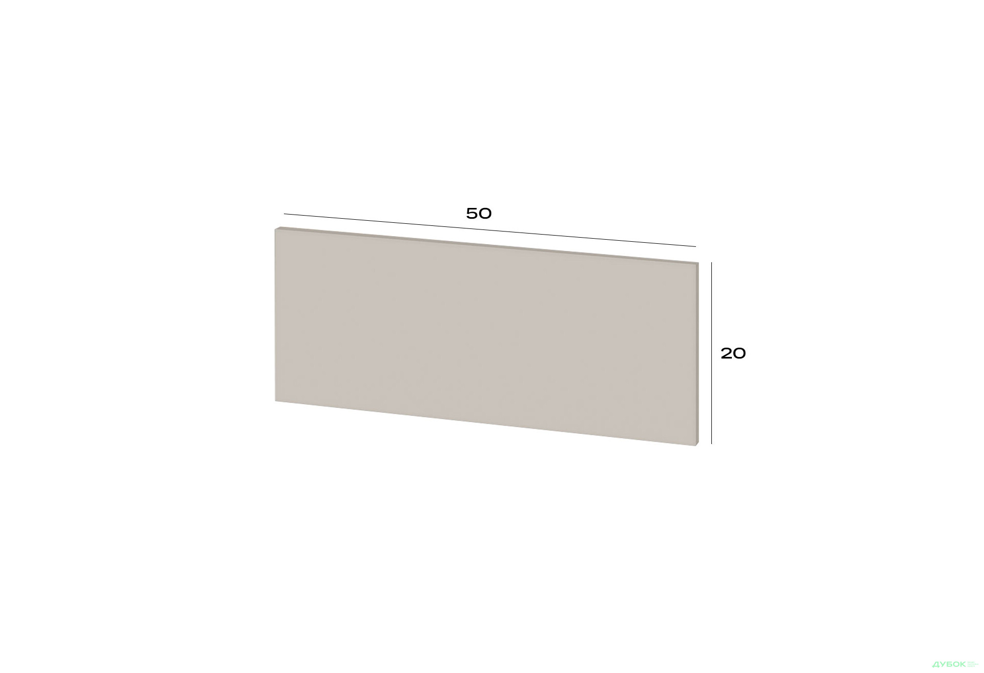 Фасад до столу письмового 50 см Спейс Світ Меблів - Зображення 2 Зображення 2 - Фасад до столу письмового 50 см Спейс Світ Меблів