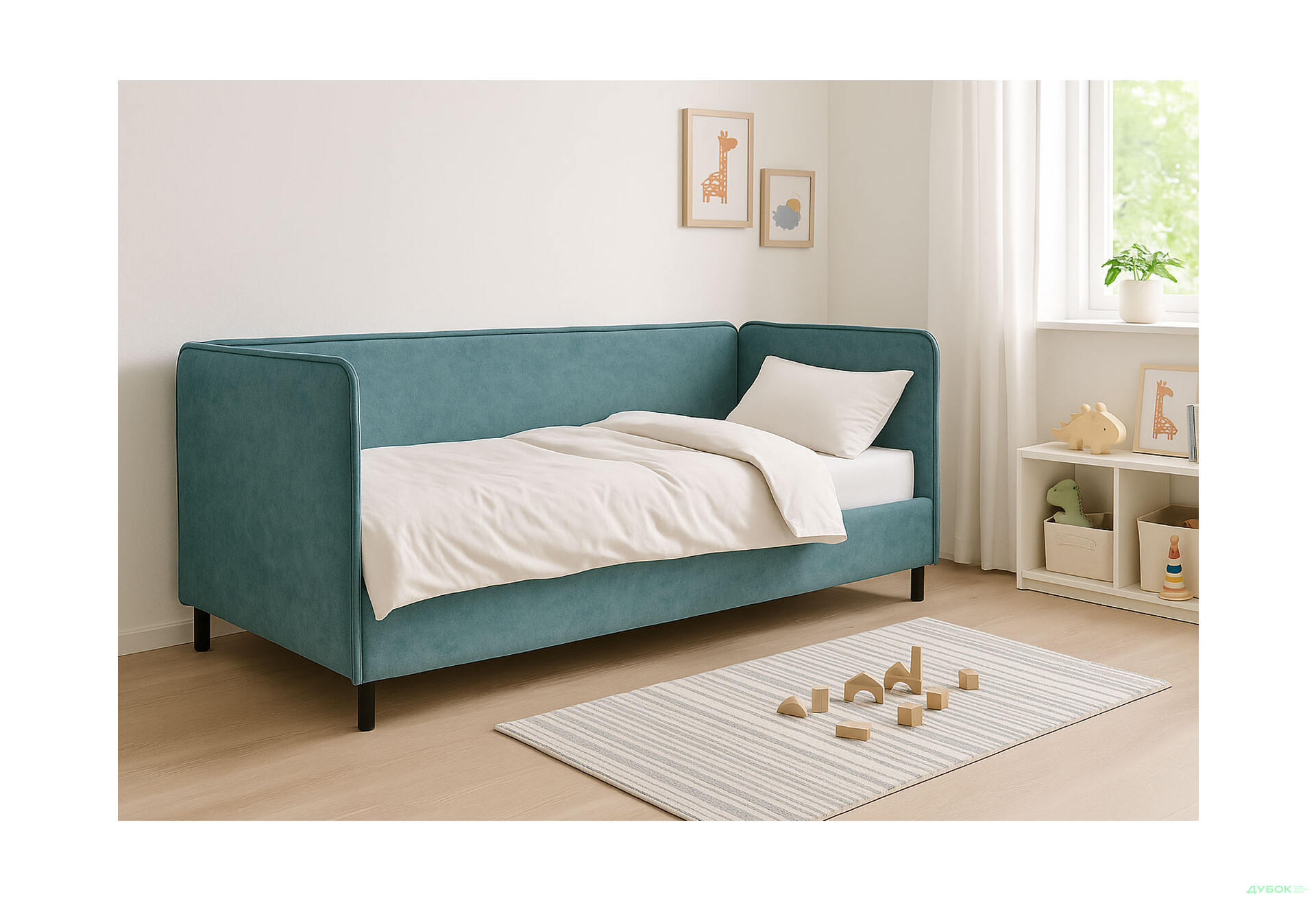 Ліжко-подіум Vika Агат 90х200 підйомне з матрацом - Зображення 2 Зображення 2 - Ліжко-подіум Vika Агат 90х200 підйомне з матрацом