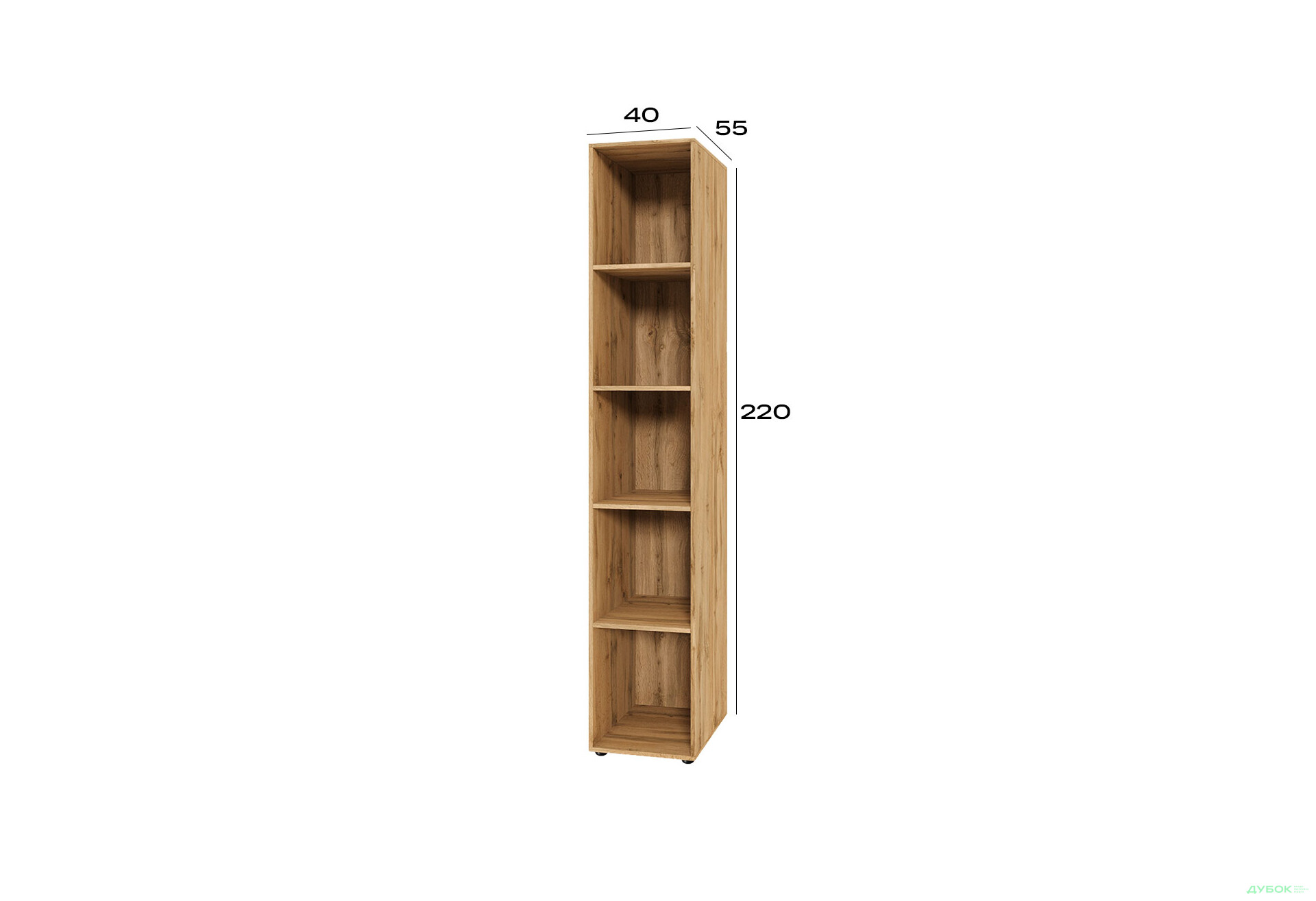 Корпус модуль 3 (h-2200*400) Спейс на 1 фасад Світ Меблів - Зображення 2 Зображення 2 - Корпус модуль 3 (h-2200*400) Спейс на 1 фасад Світ Меблів