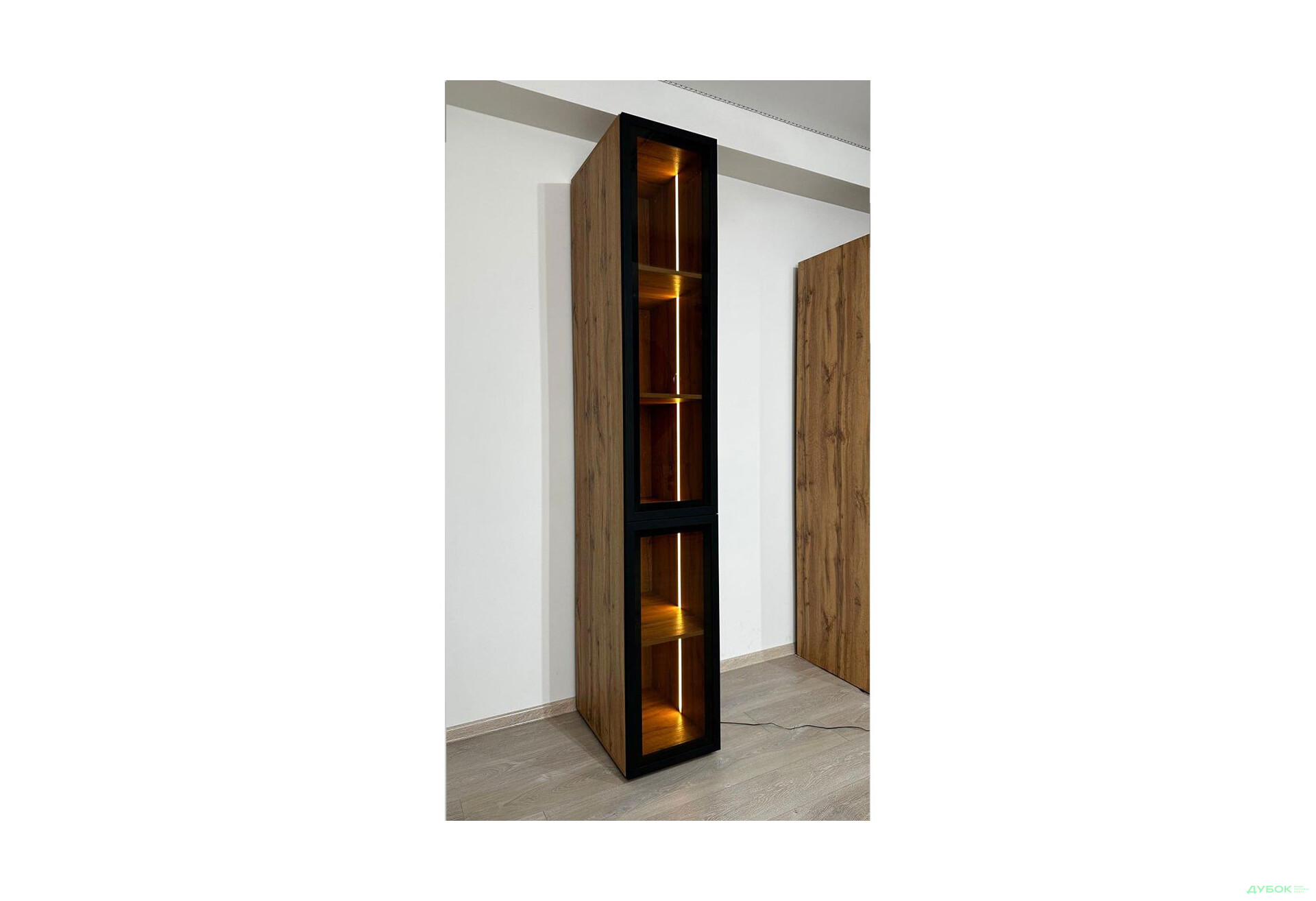 Вітрина Світ Меблів Спейс з підсвіткою 40 см, висота 240 см - Зображення 4 Зображення 4 - Вітрина Світ Меблів Спейс з підсвіткою 40 см, висота 240 см