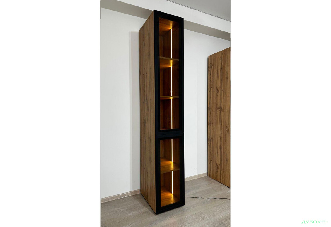 Вітрина Світ Меблів Спейс з підсвіткою 40 см, висота 240 см - Зображення 4 Зображення 4 - Вітрина Світ Меблів Спейс з підсвіткою 40 см, висота 240 см