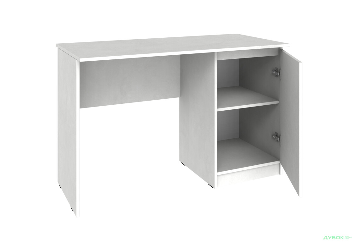 Стол письменный Киевский стандарт КС 11 с тумбой правый 120x58 см бетон стайл - Изображение 3 Изображение 3 - Стол письменный Киевский стандарт КС 11 с тумбой правый 120x58 см бетон стайл