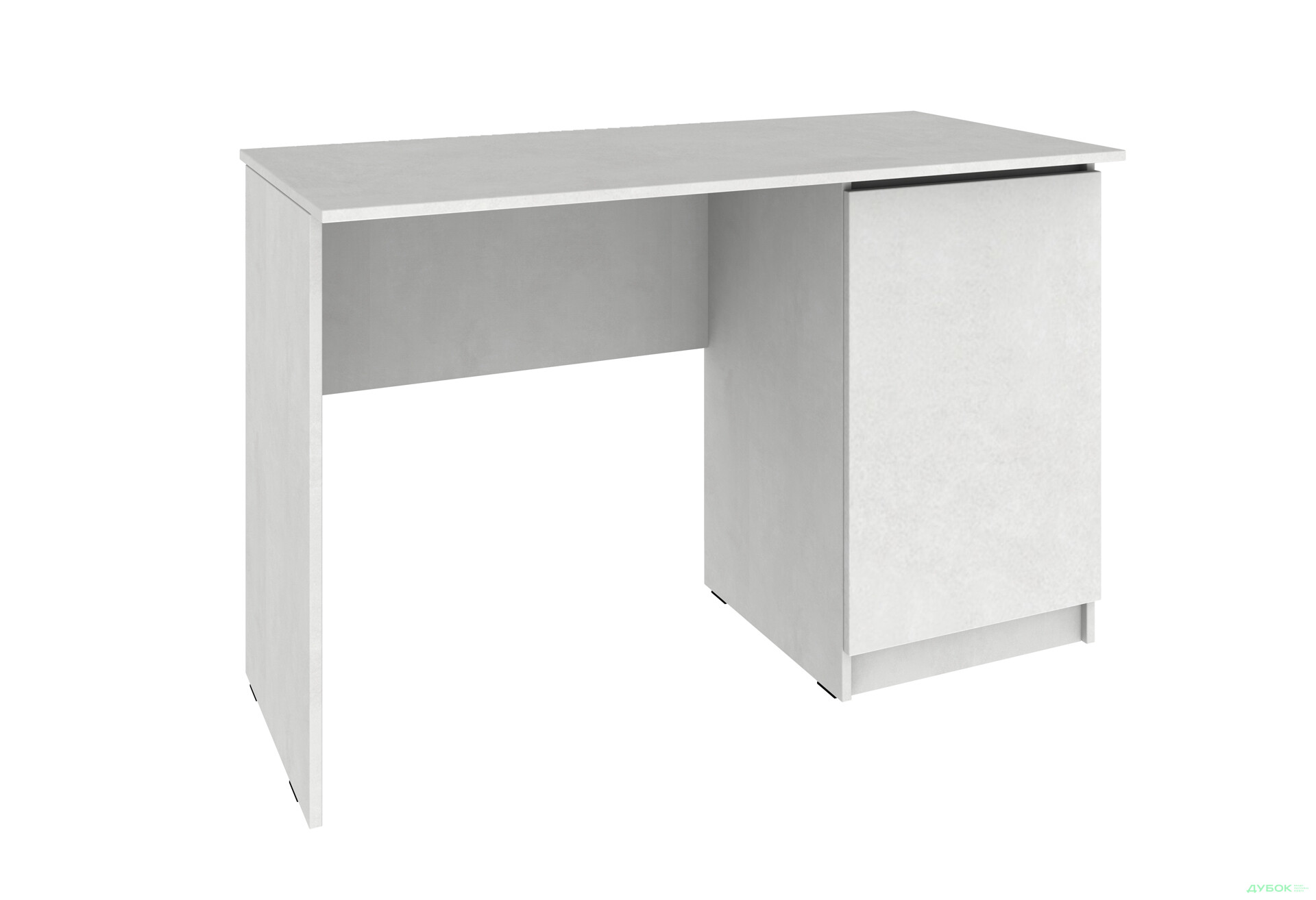 Стол письменный Киевский стандарт КС 11 с тумбой правый 120x58 см бетон стайл - Изображение 1 Изображение 1 - Стол письменный Киевский стандарт КС 11 с тумбой правый 120x58 см бетон стайл