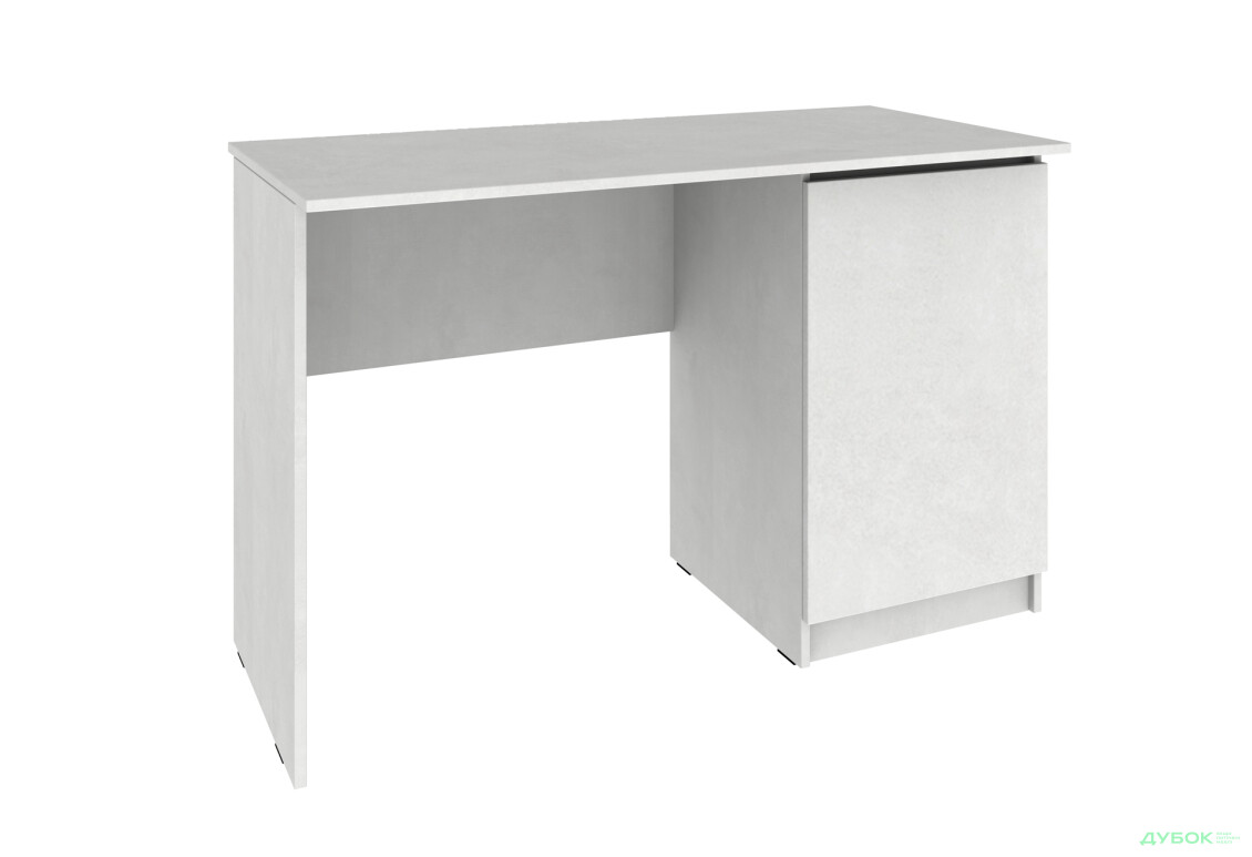 Стол письменный Киевский стандарт КС 11 с тумбой правый 120x58 см бетон стайл - Изображение 1 Изображение 1 - Стол письменный Киевский стандарт КС 11 с тумбой правый 120x58 см бетон стайл