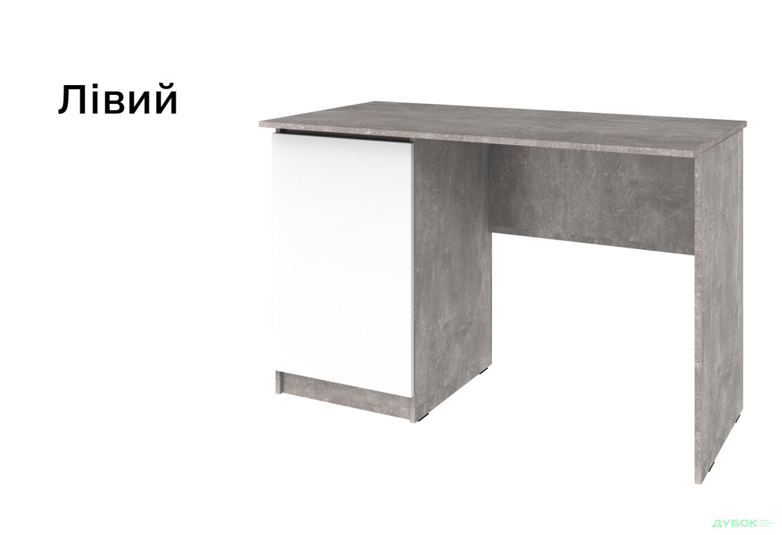 Изображение 11 - Стол письменный Киевский стандарт КС 11 с тумбой 120x58 см