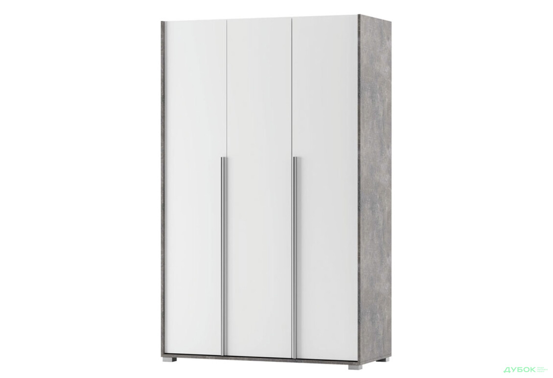 Шафа Світ Меблів Алекса 3-дверна 120 см Ательє світлий / Німфеа альба - Зображення 1 Зображення 1 - Шафа Світ Меблів Алекса 3-дверна 120 см Ательє світлий / Німфеа альба