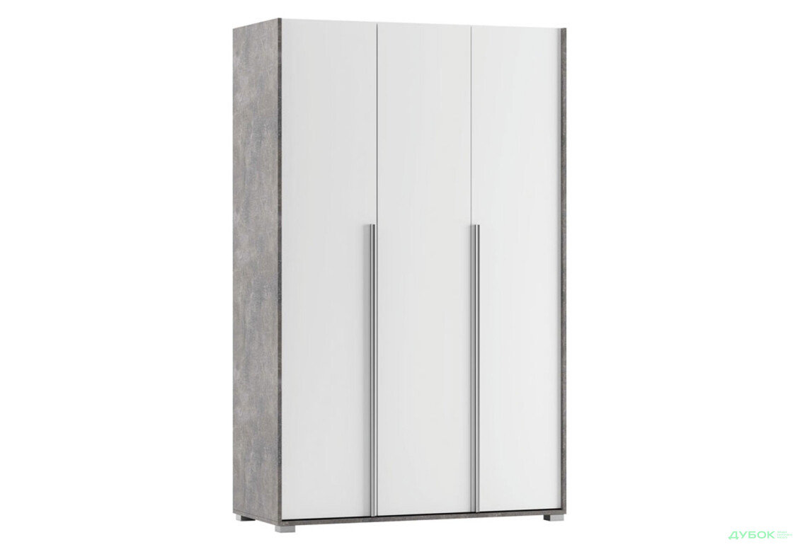Шафа Світ Меблів Алекса 3-дверна 120 см Ательє світлий / Німфеа альба - Зображення 2 Зображення 2 - Шафа Світ Меблів Алекса 3-дверна 120 см Ательє світлий / Німфеа альба