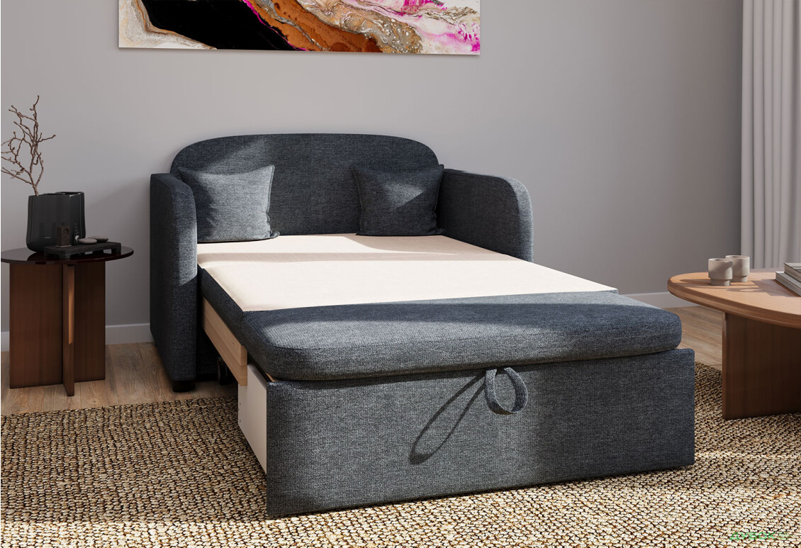 Диван UMa Бамбини 127x83 см, Soro 97 (темно-серый) - Изображение 3 Изображение 3 - Диван UMa Бамбини 127x83 см, Soro 97 (темно-серый)