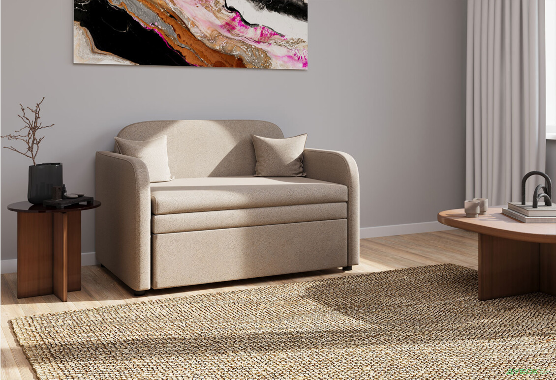 Диван UMa Бамбини 127x83 см, Letto 11 (бежевый) - Изображение 2 Изображение 2 - Диван UMa Бамбини 127x83 см, Letto 11 (бежевый)