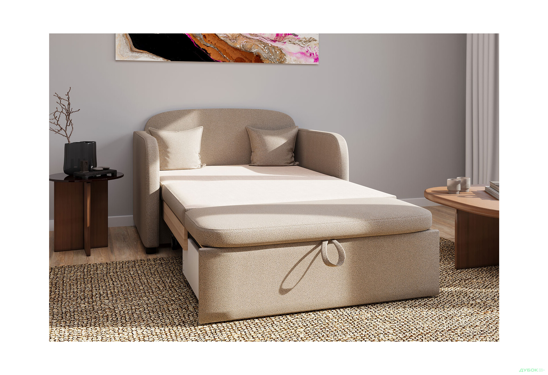 Диван UMa Бамбини 127x83 см, Letto 11 (бежевый) - Изображение 3 Изображение 3 - Диван UMa Бамбини 127x83 см, Letto 11 (бежевый)