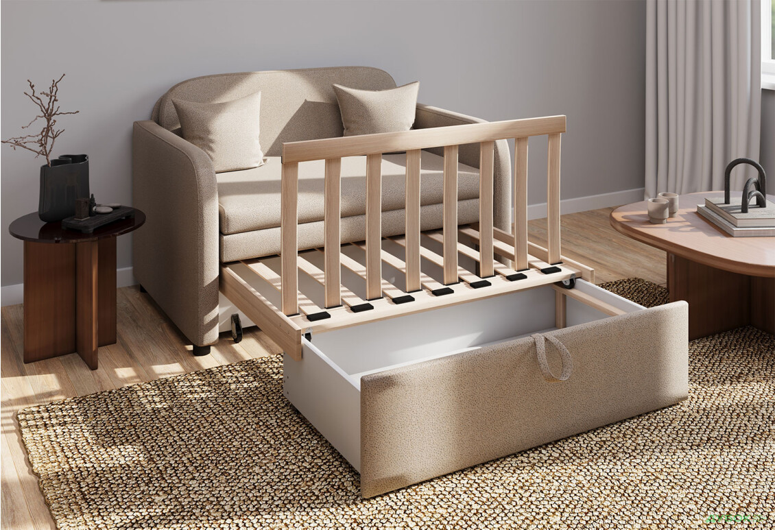 Диван UMa Бамбини 127x83 см, Letto 11 (бежевый) - Изображение 4 Изображение 4 - Диван UMa Бамбини 127x83 см, Letto 11 (бежевый)