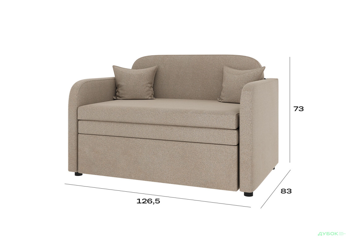 Диван UMa Бамбини 127x83 см, Letto 11 (бежевый) - Изображение 7 Изображение 7 - Диван UMa Бамбини 127x83 см, Letto 11 (бежевый)