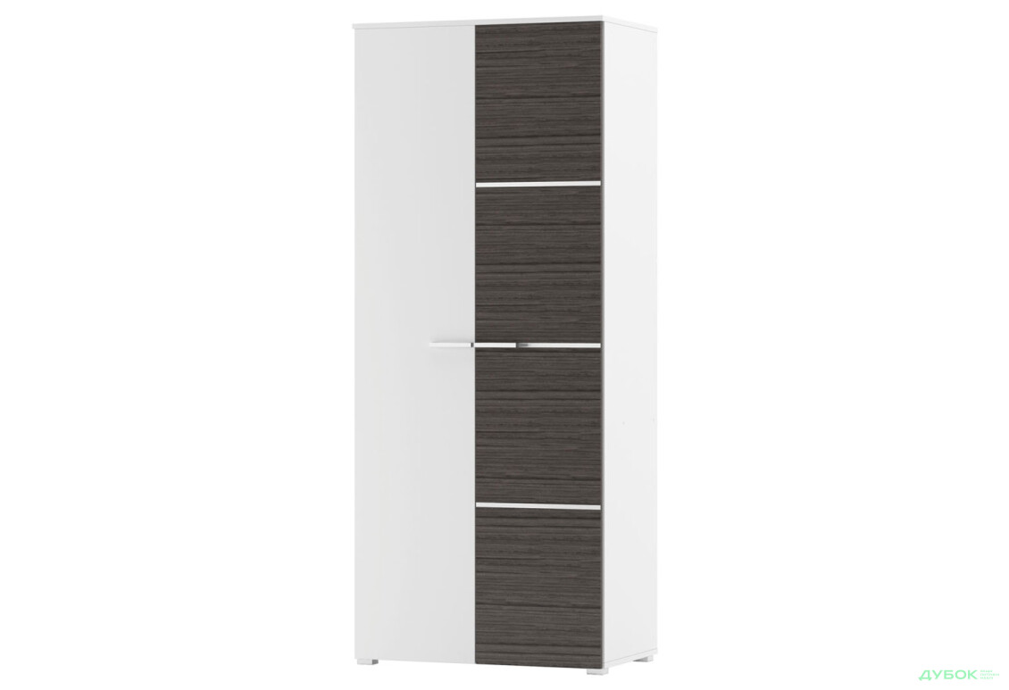 Шафа Світ Меблів Круїз 2-дверна 90 см Дакар / Білий - Зображення 1 Зображення 1 - Шафа Світ Меблів Круїз 2-дверна 90 см Дакар / Білий