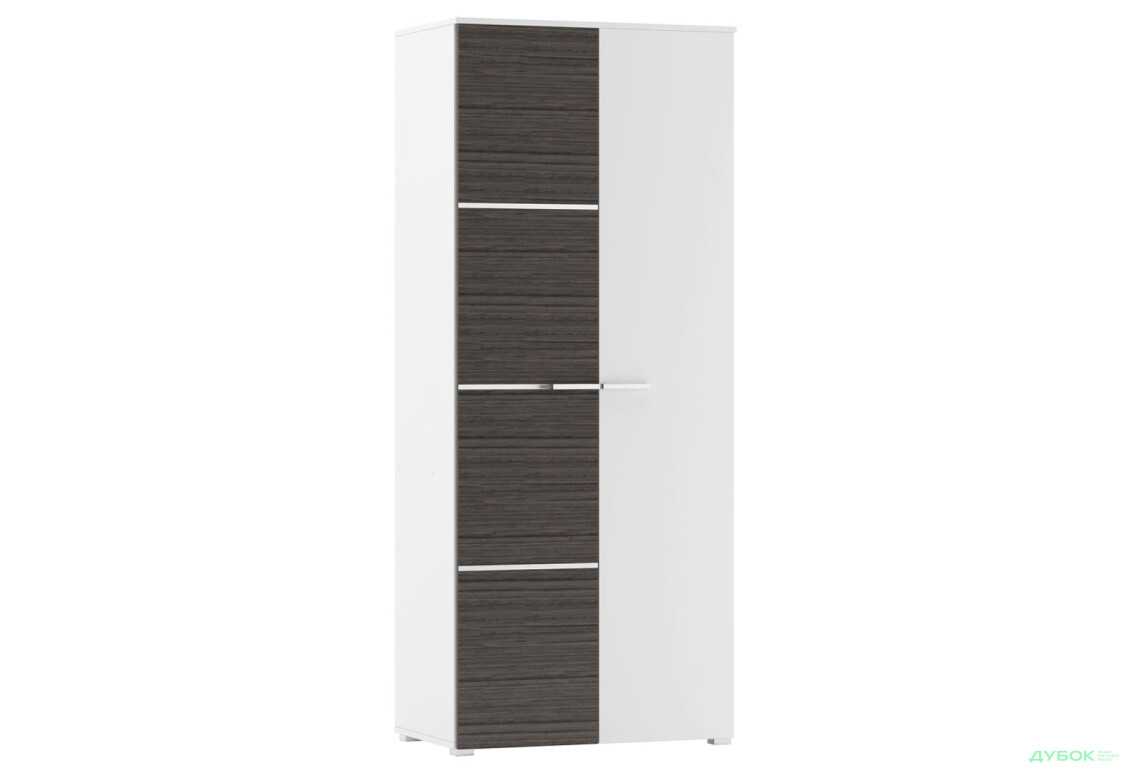 Шафа Світ Меблів Круїз 2-дверна 90 см Дакар / Білий - Зображення 2 Зображення 2 - Шафа Світ Меблів Круїз 2-дверна 90 см Дакар / Білий