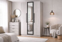 Изображение 2 - Шкаф Svit Mebliv Лилея Новая 3-дверный с зеркалом 120 см Артвуд светлый / Артвуд светлый, антрацит