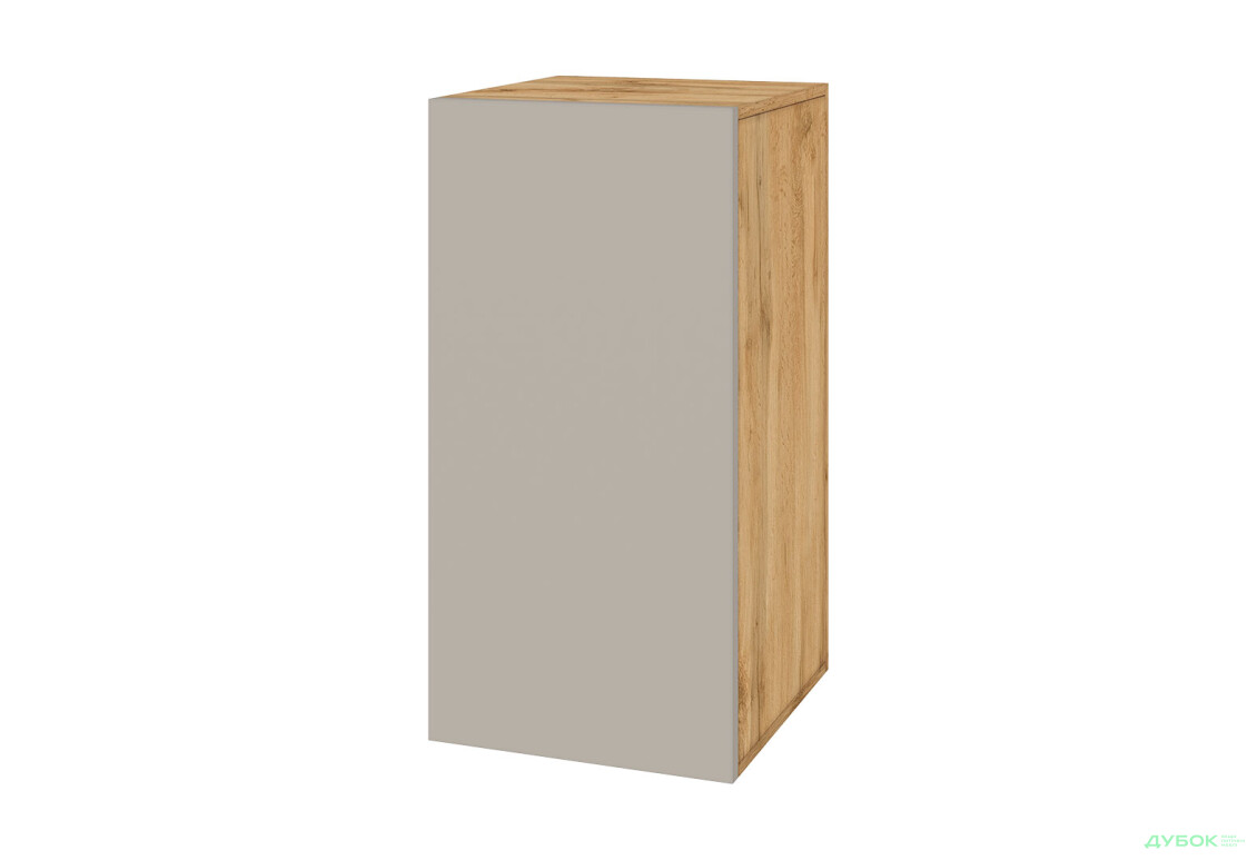 Комод Svit Mebliv Спейс однодверный с полками 40 см, дуб аппалачи / кашемир - Изображение 1 Изображение 1 - Комод Svit Mebliv Спейс однодверный с полками 40 см, дуб аппалачи / кашемир