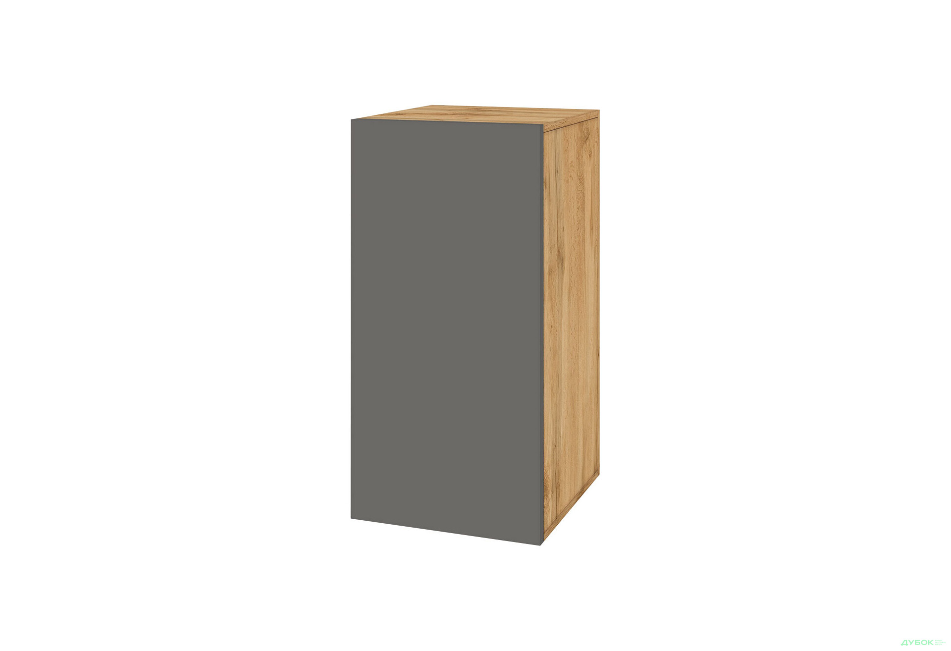 Комод Світ Меблів Спейс однодверний з полицями 40 см, дуб аппалачі / графіт - Зображення 1 Зображення 1 - Комод Світ Меблів Спейс однодверний з полицями 40 см, дуб аппалачі / графіт