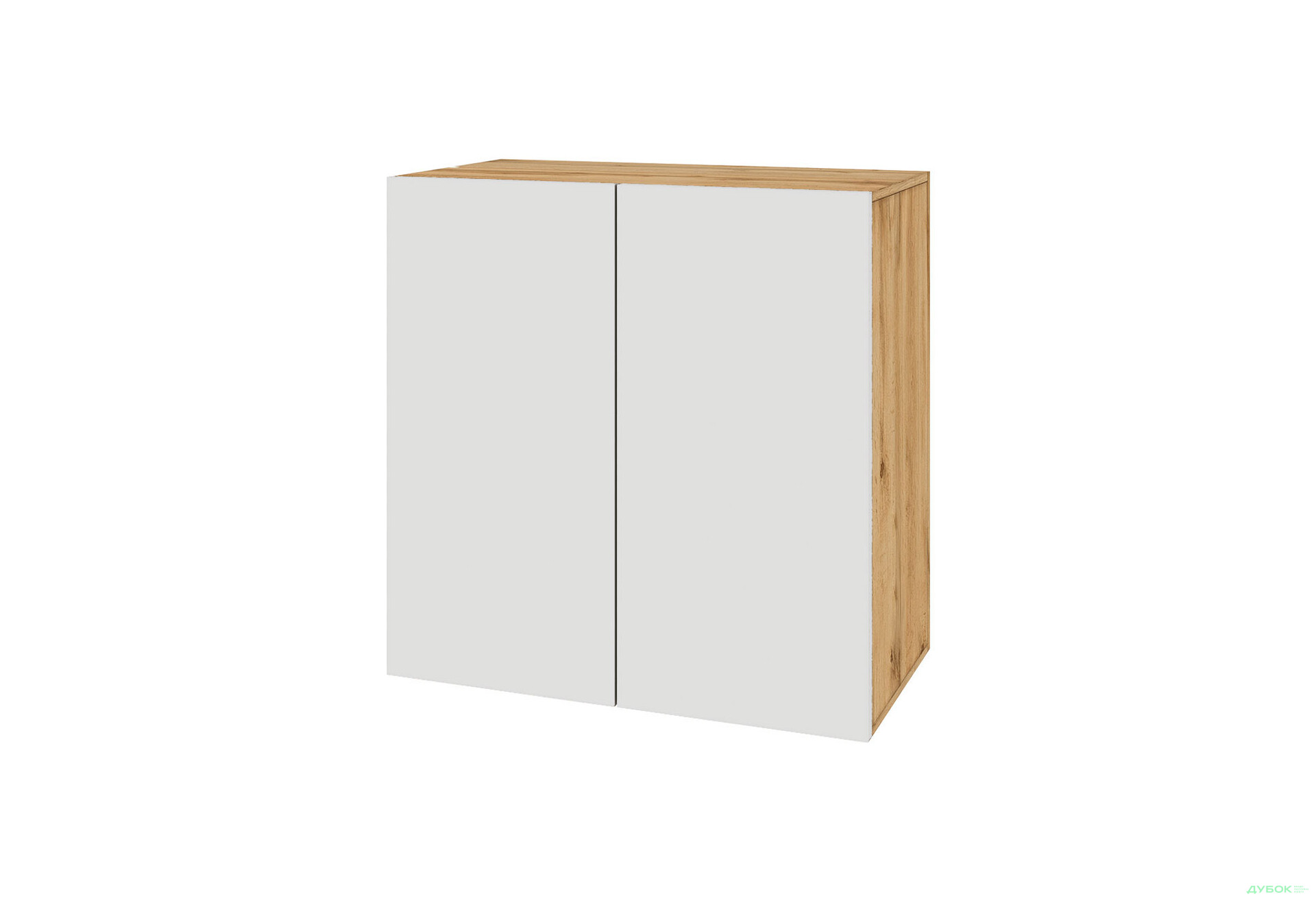 Комод Світ Меблів Спейс дводверний з полицями 80 см, дуб аппалачі / німфея альба - Зображення 1 Зображення 1 - Комод Світ Меблів Спейс дводверний з полицями 80 см, дуб аппалачі / німфея альба